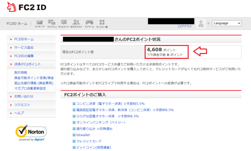 ビットキャッシュひらがなID支払い完了3